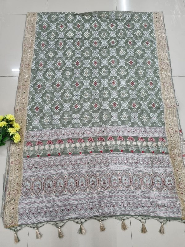 COTTON SILK SAREE