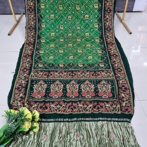 SEMI GAJI SILK BANDHANI SAREE