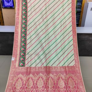 DESIGNER BANARASI LEHERIYA SILK SAREE