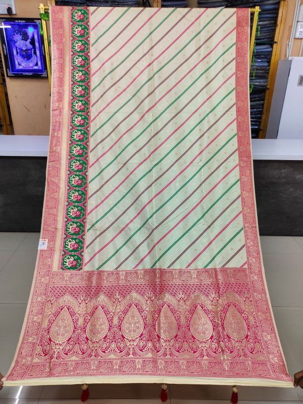 DESIGNER BANARASI LEHERIYA SILK SAREE