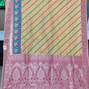 DESIGNER BANARASI LEHERIYA SILK SAREE