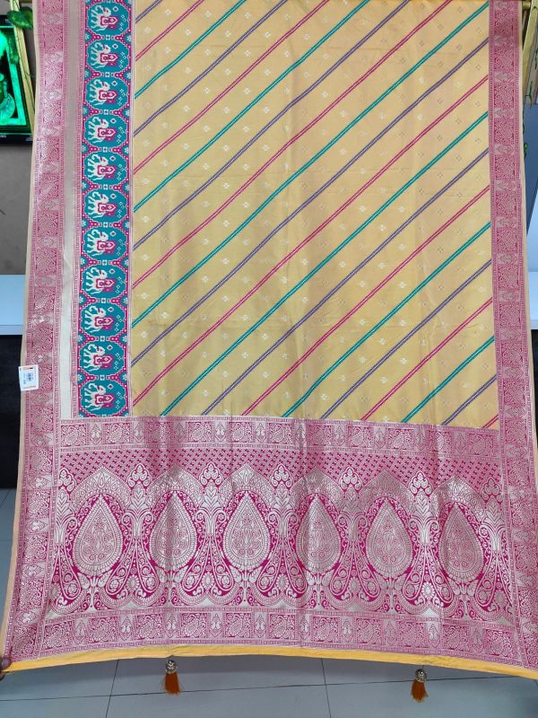 DESIGNER BANARASI LEHERIYA SILK SAREE