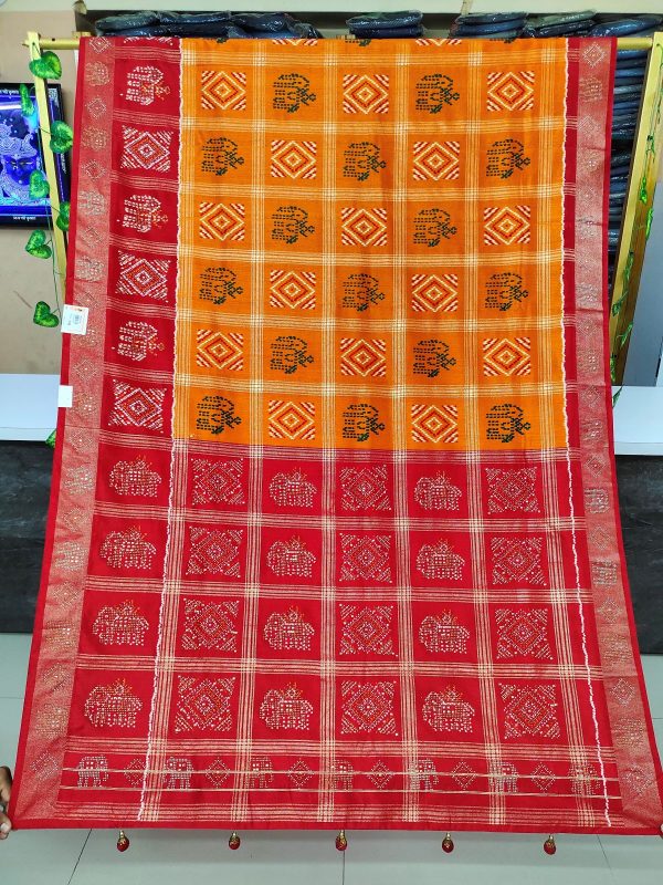 BANDHEJ SILK SAREE