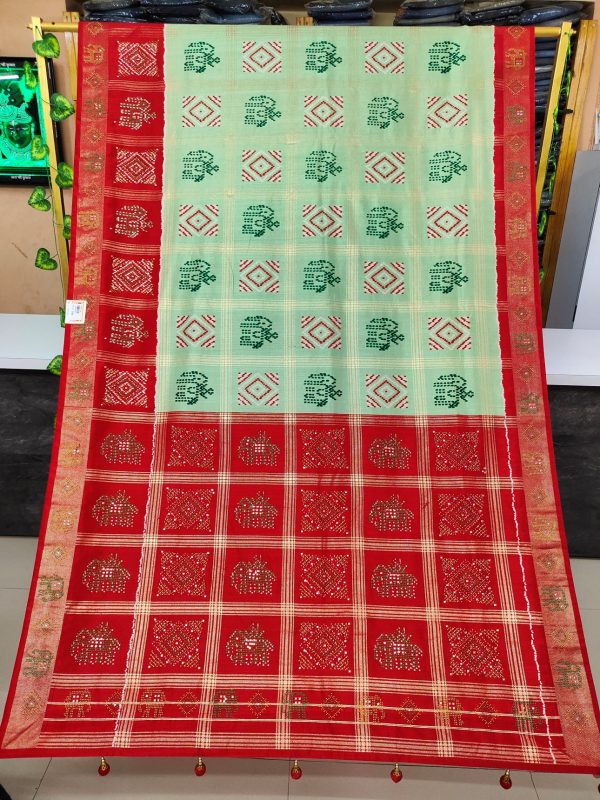 BANDHEJ SILK SAREE