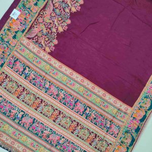 Pashmina silk Saree