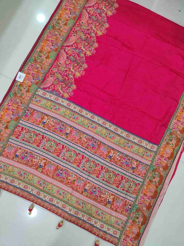 pashmina silk saree