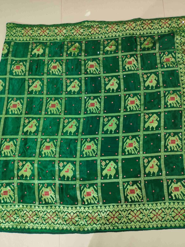 DESIGNER GAJISILK PATOLA SAREE 0295 - Image 5