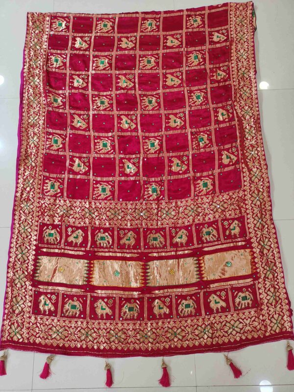 DESIGNER GAJISILK PATOLA SAREE 0296 - Image 2