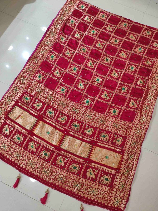 designer gajisilk patola saree