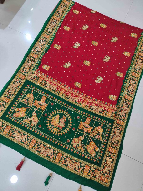 GHARCHOLA SAREE 0298 - Image 2