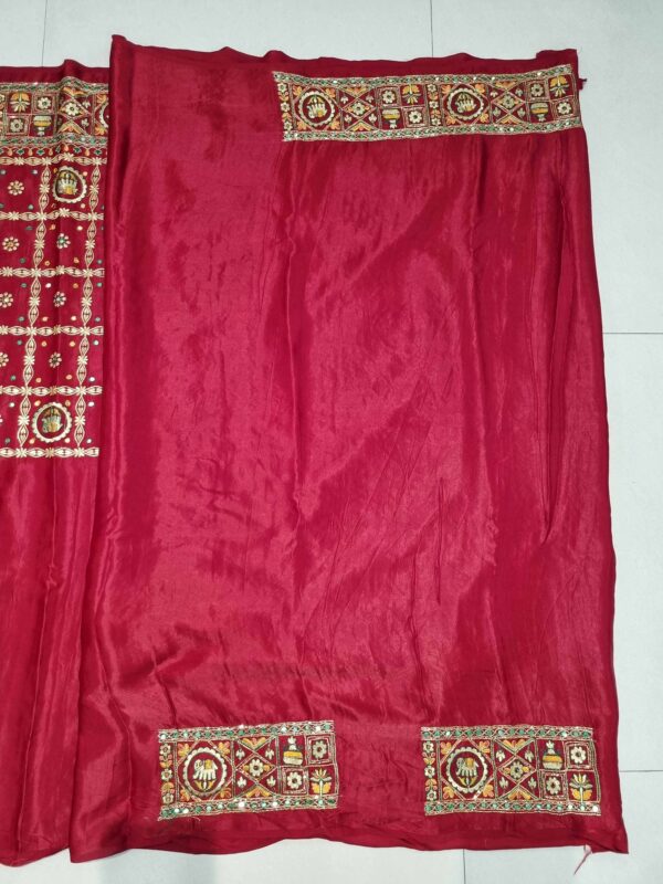 GAJISILK GHARCHOLA SAREE 0300 - Image 5