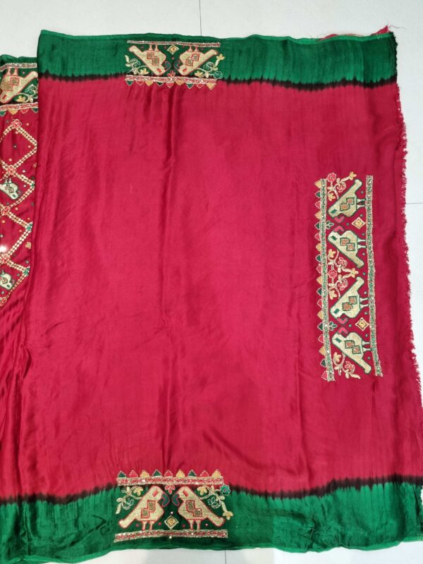 GAJISILK GHARCHOLA SAREE 0303 - Image 6