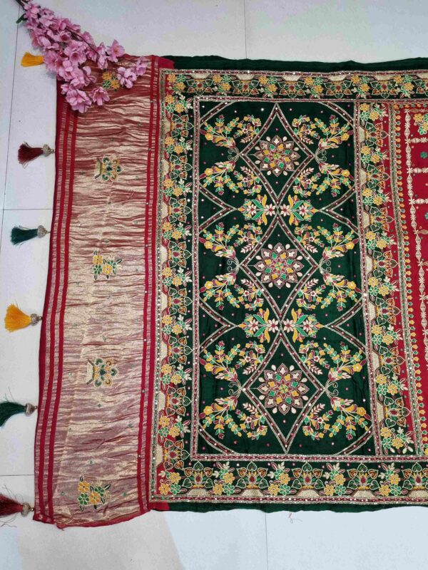 GAJISILK GHARCHOLA SAREE 0304 - Image 4