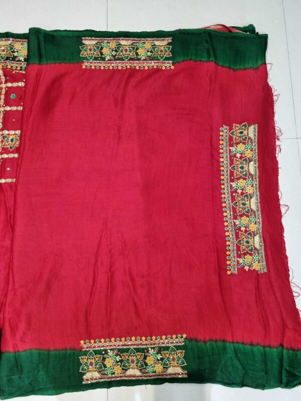 GAJISILK GHARCHOLA SAREE 0304 - Image 6