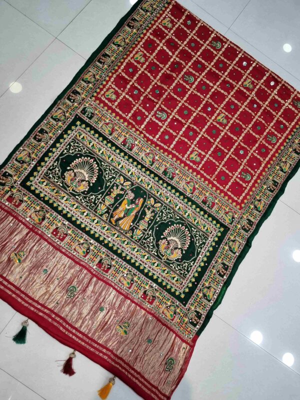 GAJISILK GHARCHOLA SAREE 0305 - Image 2
