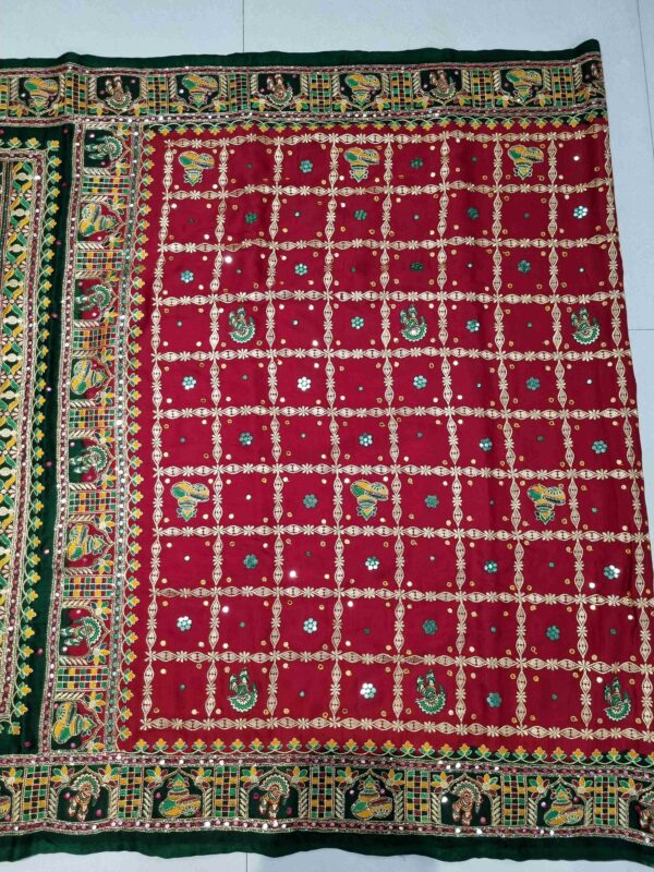 GAJISILK GHARCHOLA SAREE 0305 - Image 5