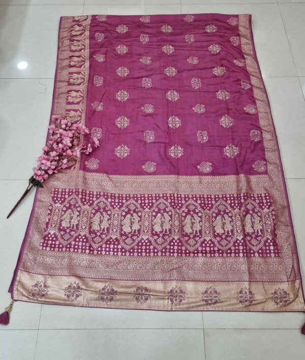 SOFT SILK SAREE 0312 - Image 2