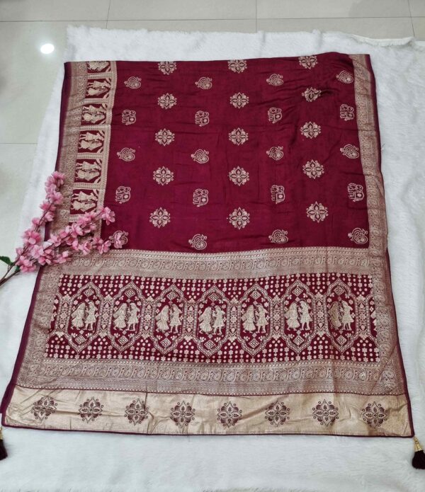 SOFT SILK SAREE 0314 - Image 2