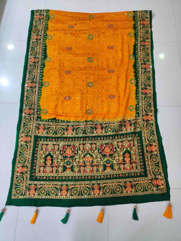 JAQARD SILK SAREE 0322 - Image 2