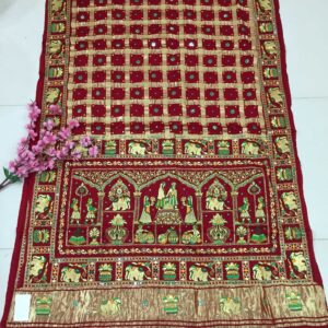 GAJISIK GHARCHOLA SAREE 0380