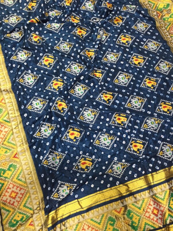 DOLA SILK BANDHANI SAREE 0381 - Image 2