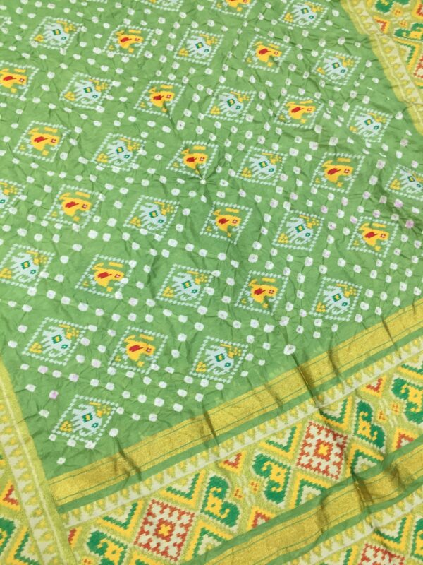DOLA SILK BANDHANI SAREE 0385 - Image 2