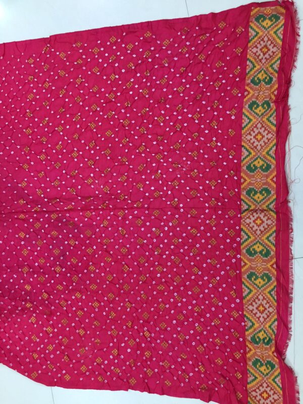 DOLA SILK BANDHANI SAREE 0386 - Image 3