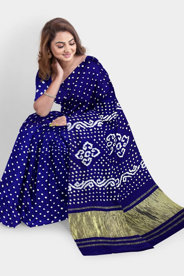 BANDHANI SAREE BLUE